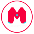 Logo sous forme M , inspirer de manette pour la marque manetty