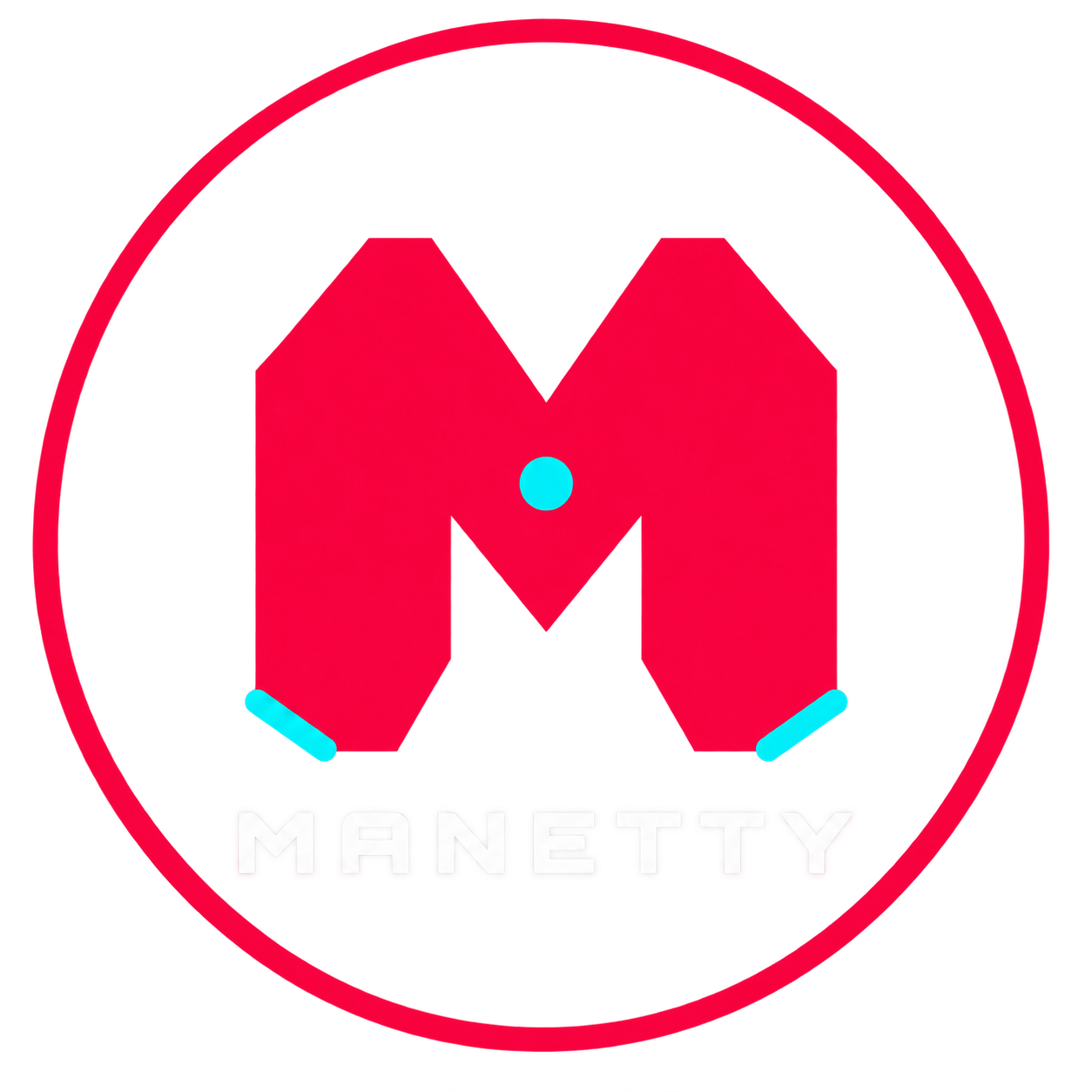 Logo sous forme M , inspirer de manette pour la marque manetty